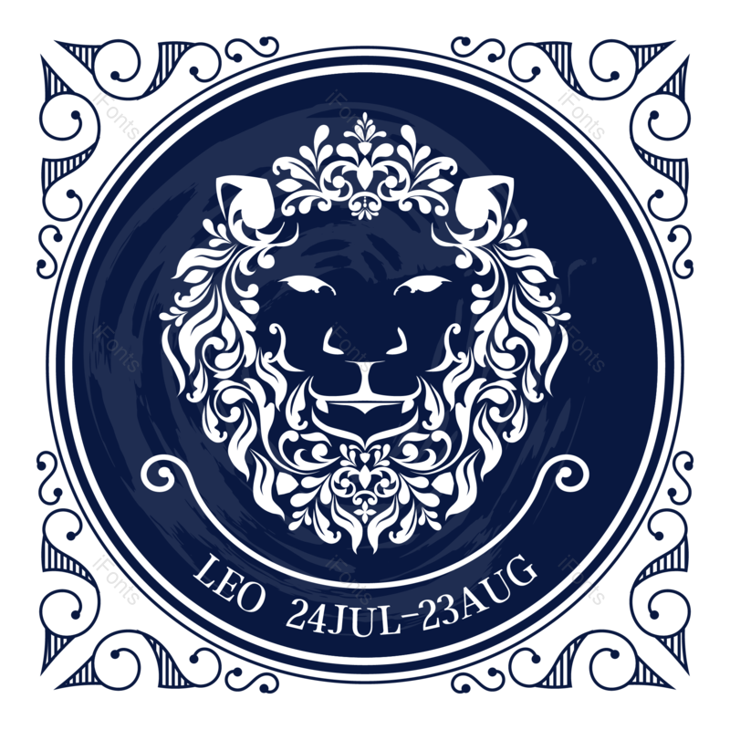 图标图片,民族风元素,十二星座PNG,印花免抠素材